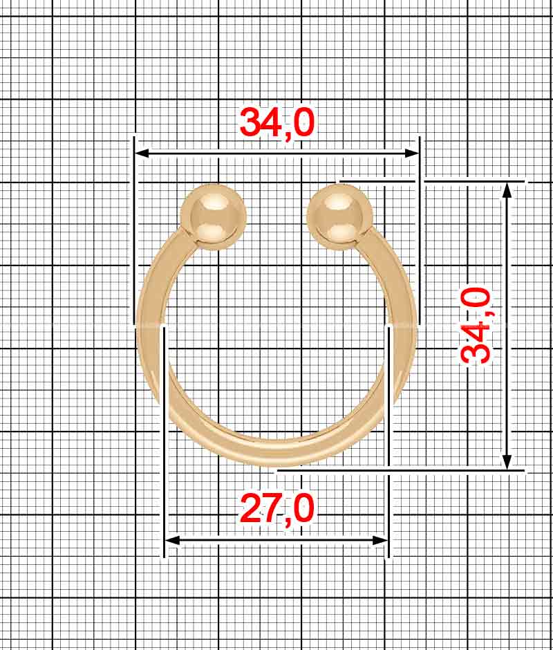 Перетяжка кольцо K.FM-2256-27