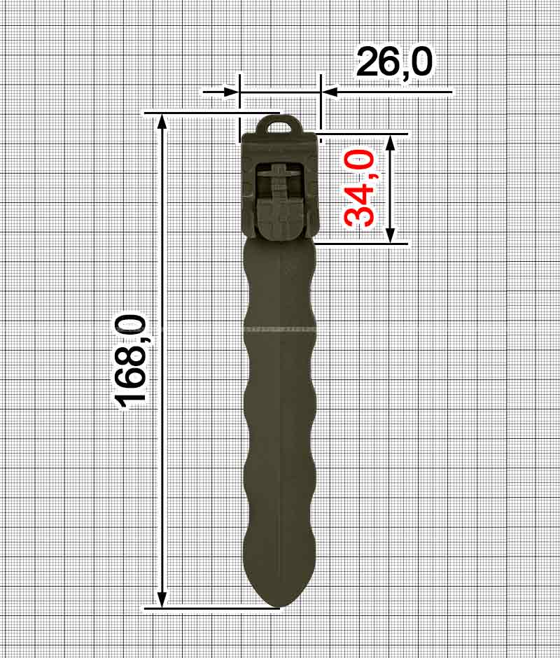 Кліпса для МОЛІ Molle Locking АРТ A.FP-3441 (A+B)