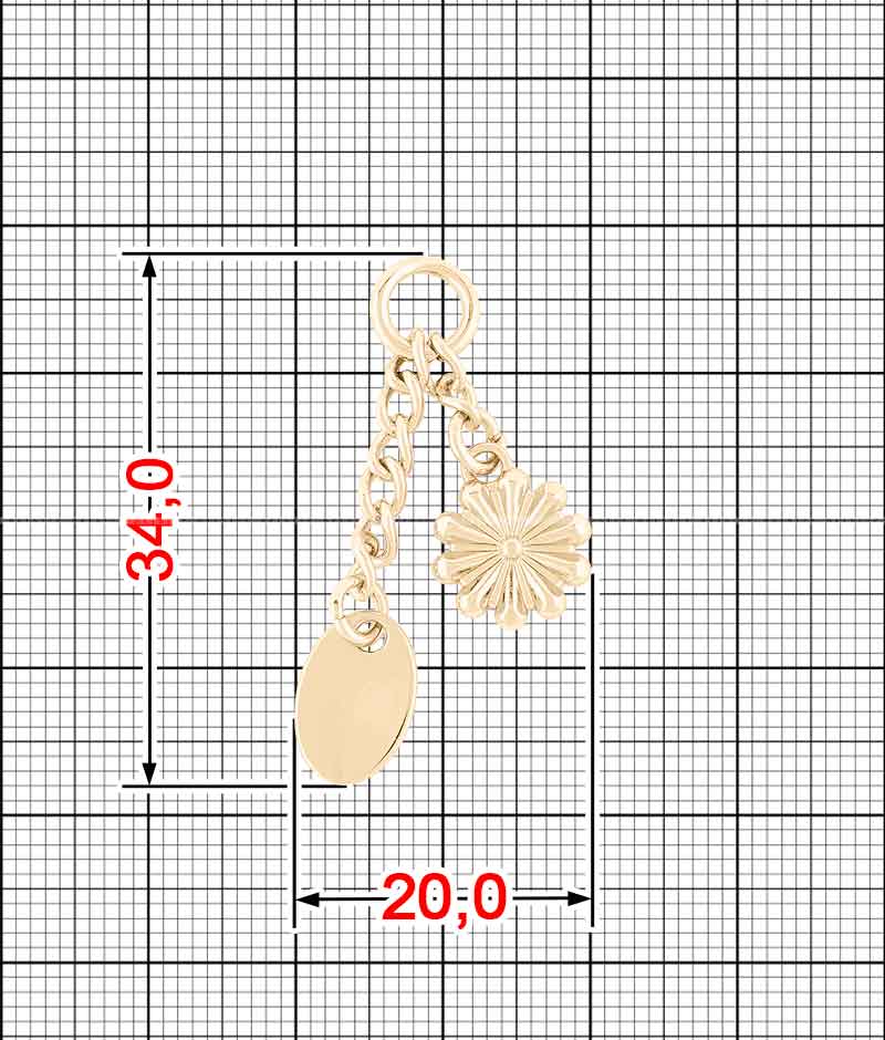 Декор пришивний K.FM-3943 (26029)