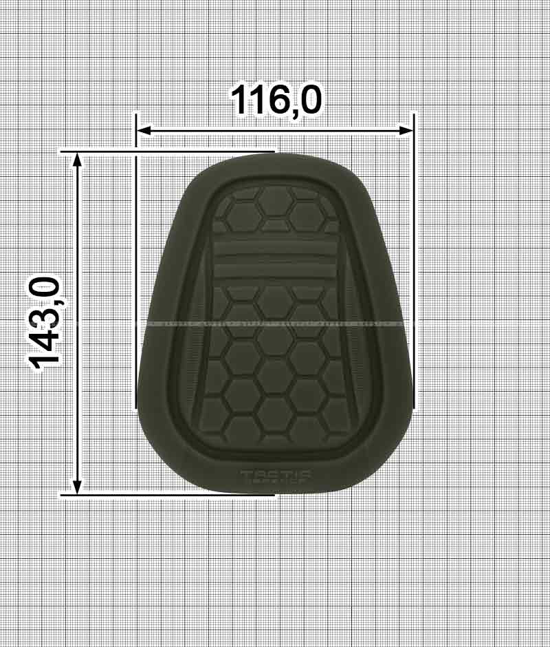 Тактичний наколінник пришивний Tactic Defense A.FP-555-AC ТПУ