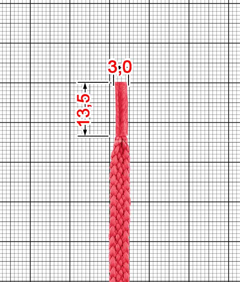Шнурок плоский (ЕП +) T.6 мм