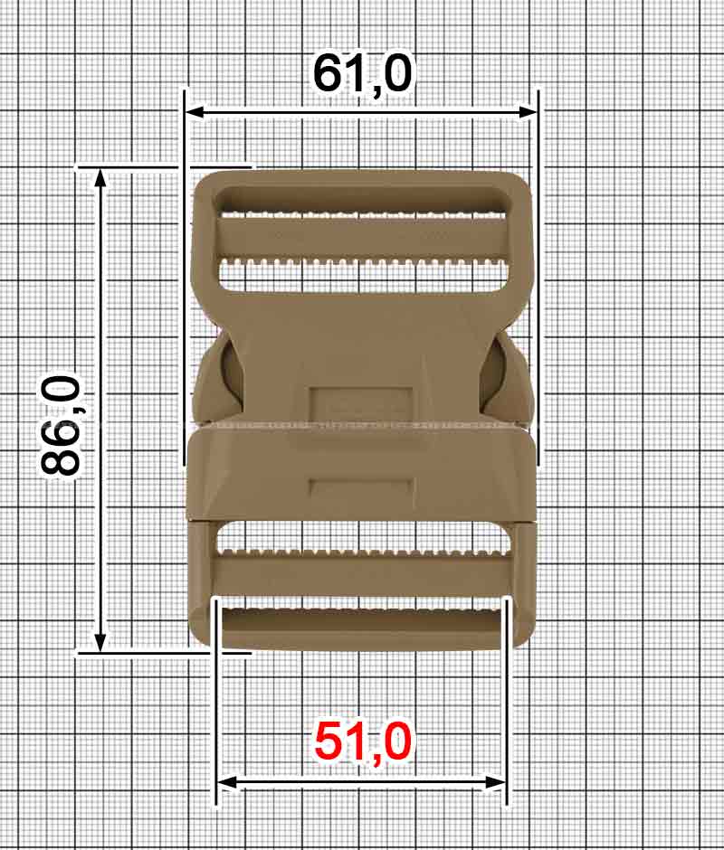 Фастекс АРТ 50 мм A.FP-2235+A.FP-2250