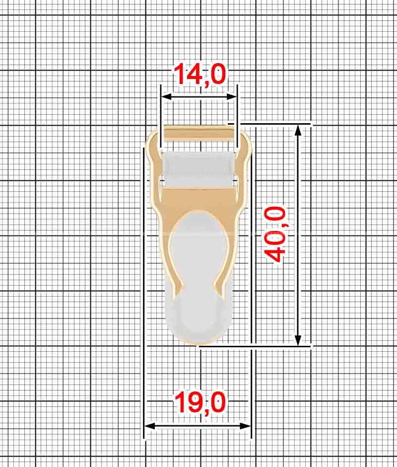 Stocking clip K.FM-846 (DW-15)