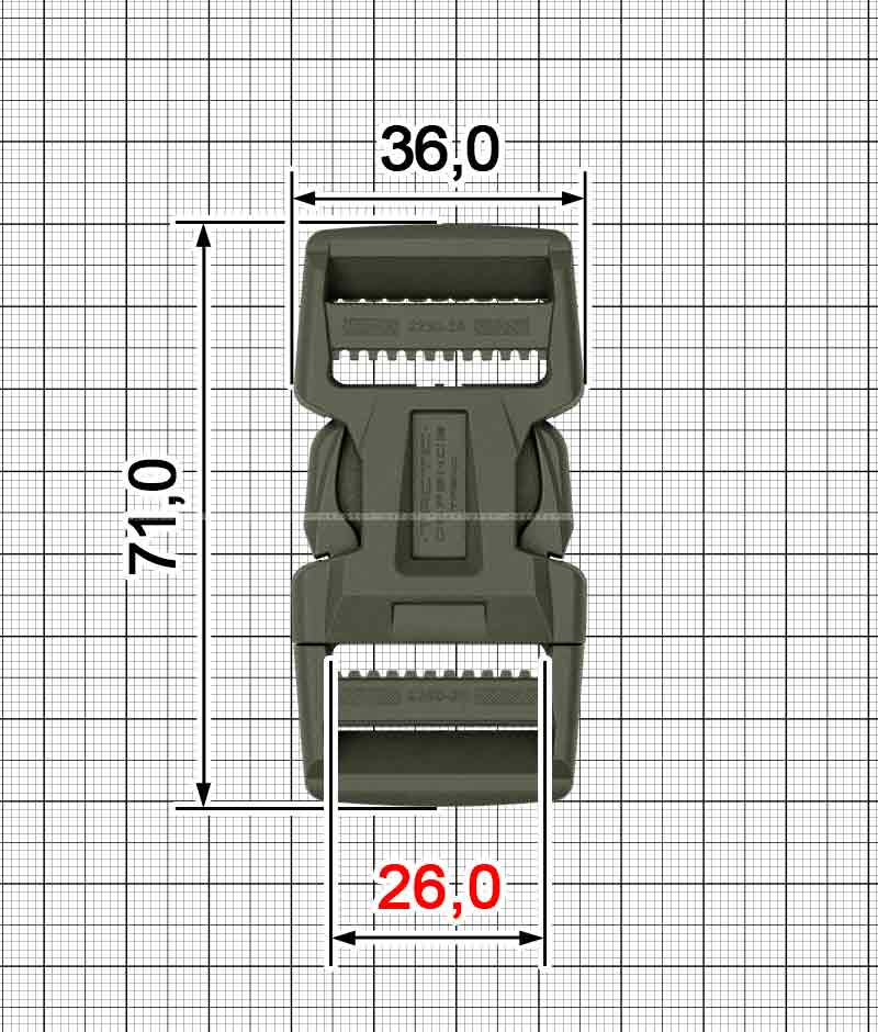 Фастекс АРТ 25 мм A.FP-2235+A.FP-2250