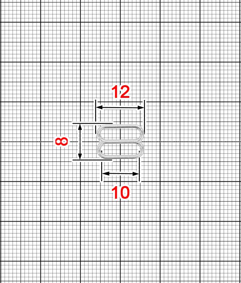 Frame buckle for underwear K.FM-2195 (810B)