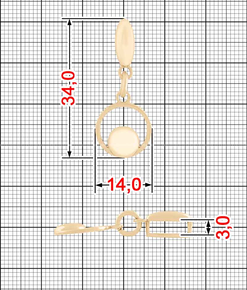 Декор продівний K.FM-3941-10 (26028)