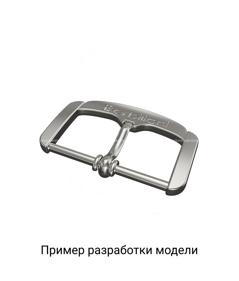 Пряжка с логотипом (брендированная) Модель 1