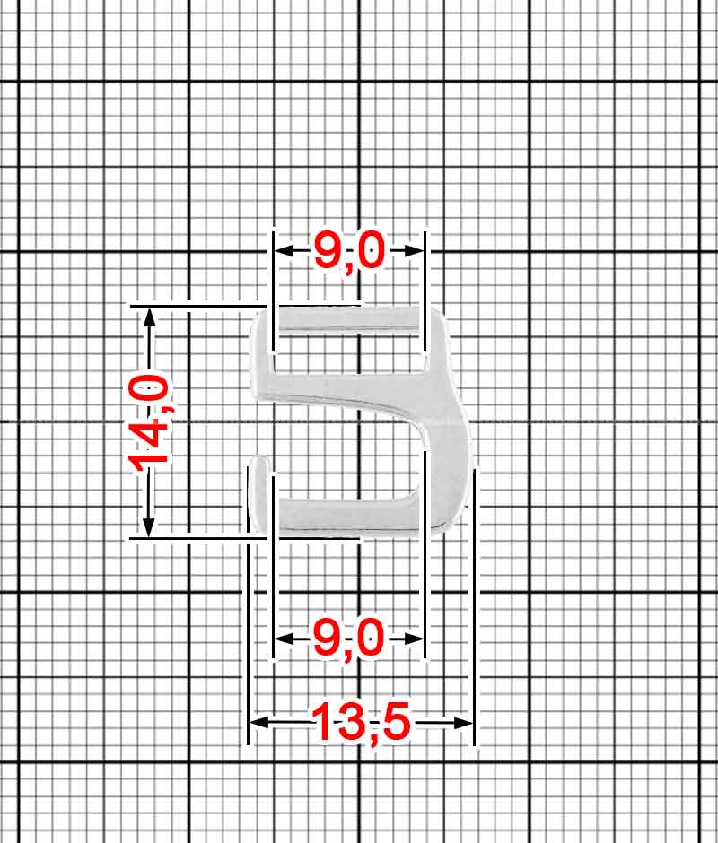 Крючок под пряжку K.FM-2157