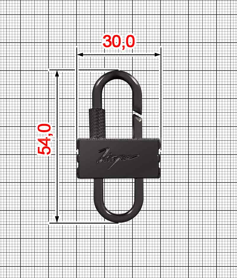 Замок декор A.FMA-3450 (на усах)