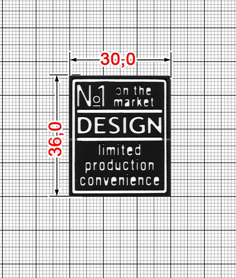 Декоративна табличка з пластизолю A.FV-882/1-Design