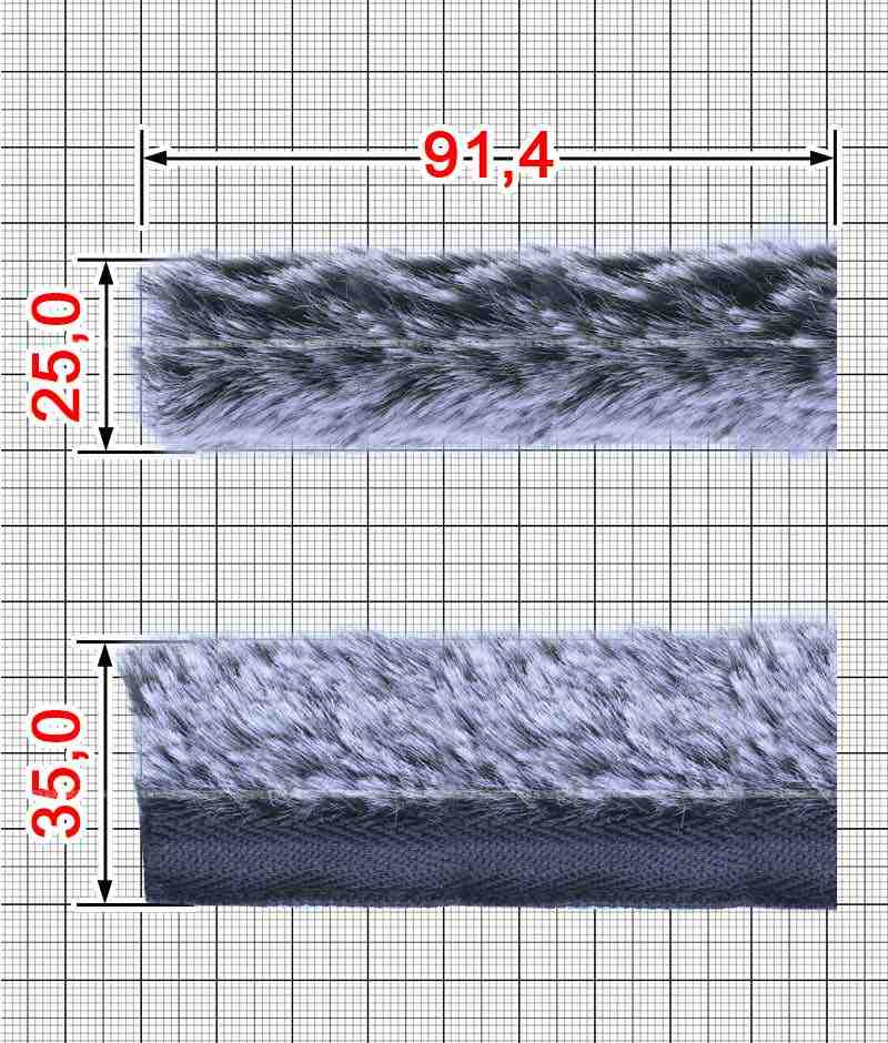 Fur decor K.T-3003