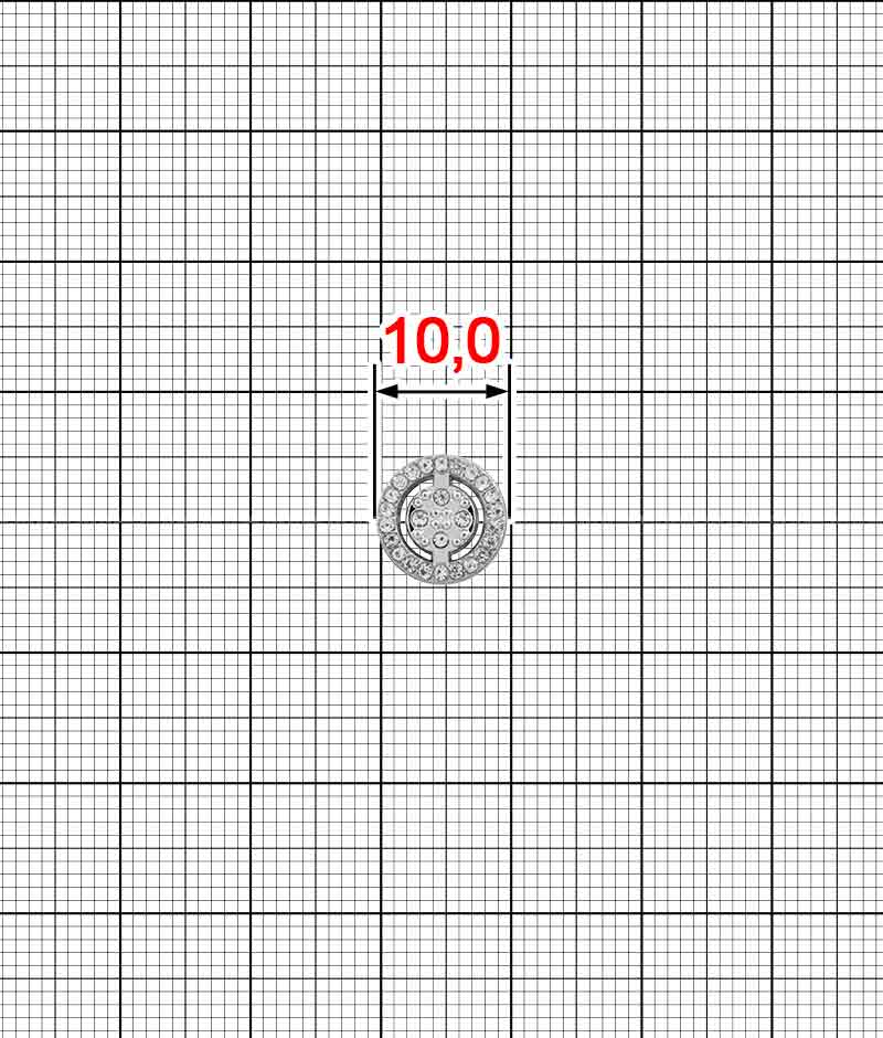 Ґудзик на ніжці K.FM-4138-11,5