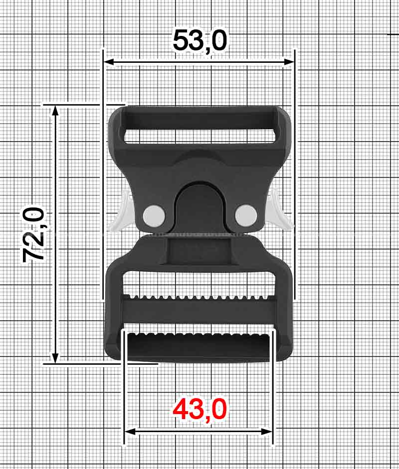Military buckle 40 mm A.FP-2223