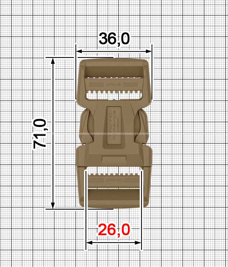 Фастекс АРТ 25 мм A.FP-2235+A.FP-2250