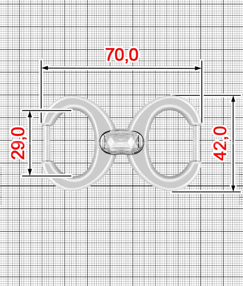 Frame buckle A.FM-2182