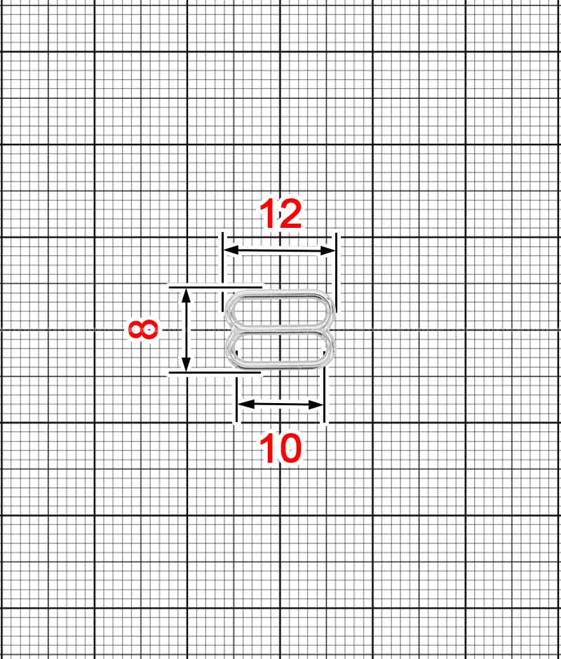 Frame buckle for underwear K.FM-2195 (810B)