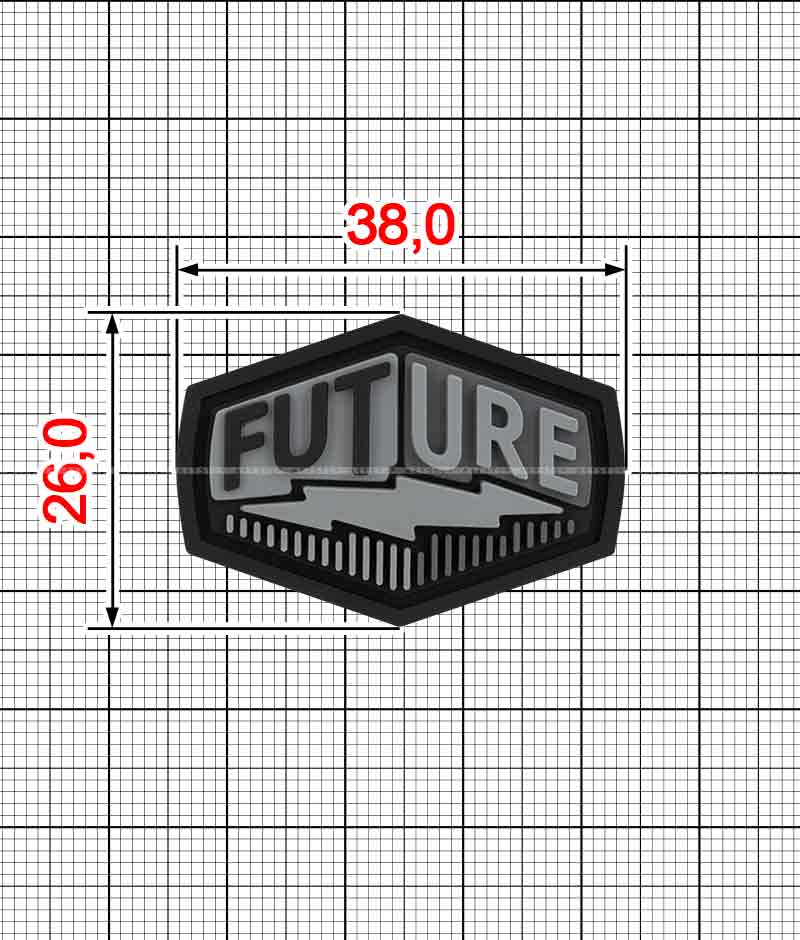 Нашивка гумова A.FV-1715-Future