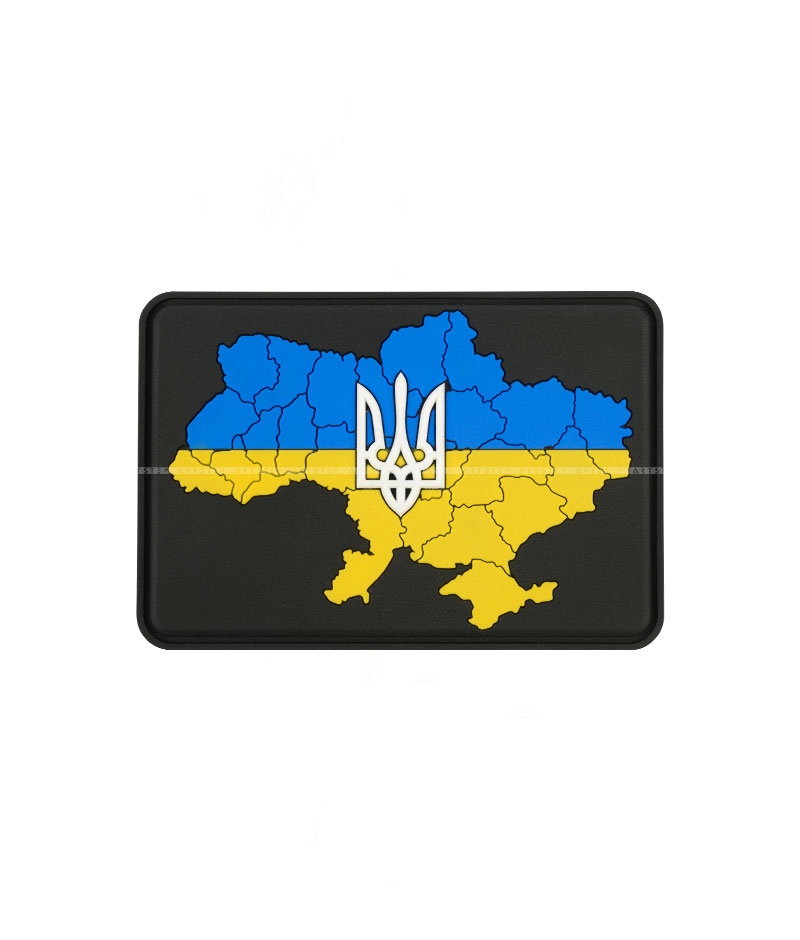 Пластизоль на липучке Карта Украины A.FVL-1232
