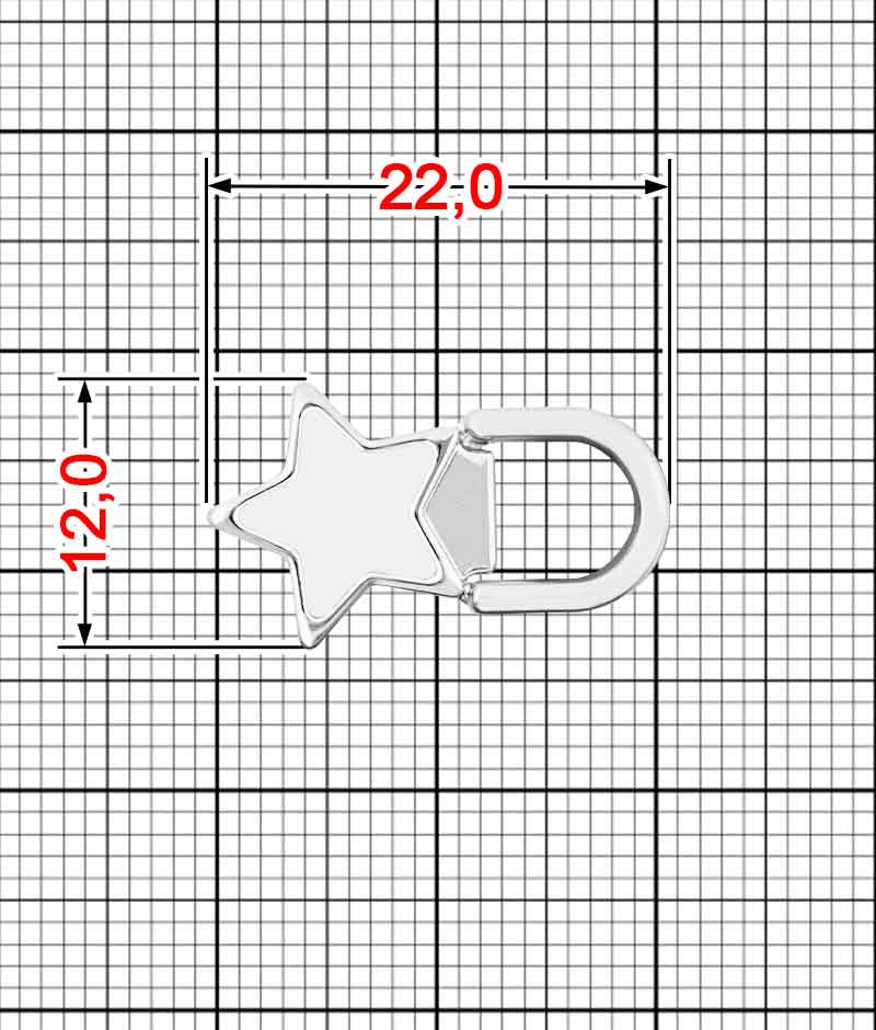 Петля обувная A.GM-0043