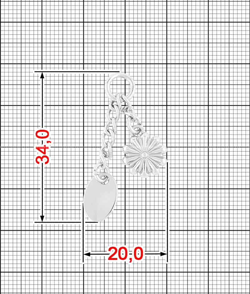 Декор пришивной K.FM-3943 (26029)