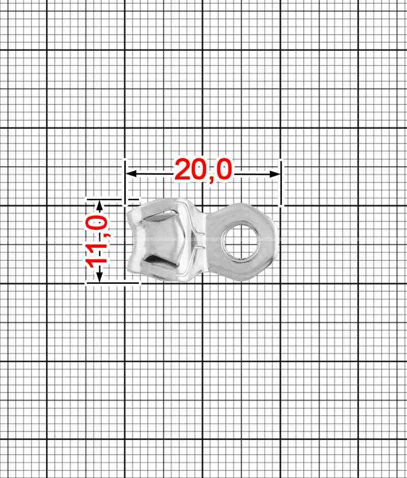 Петля обувная T.GM-366