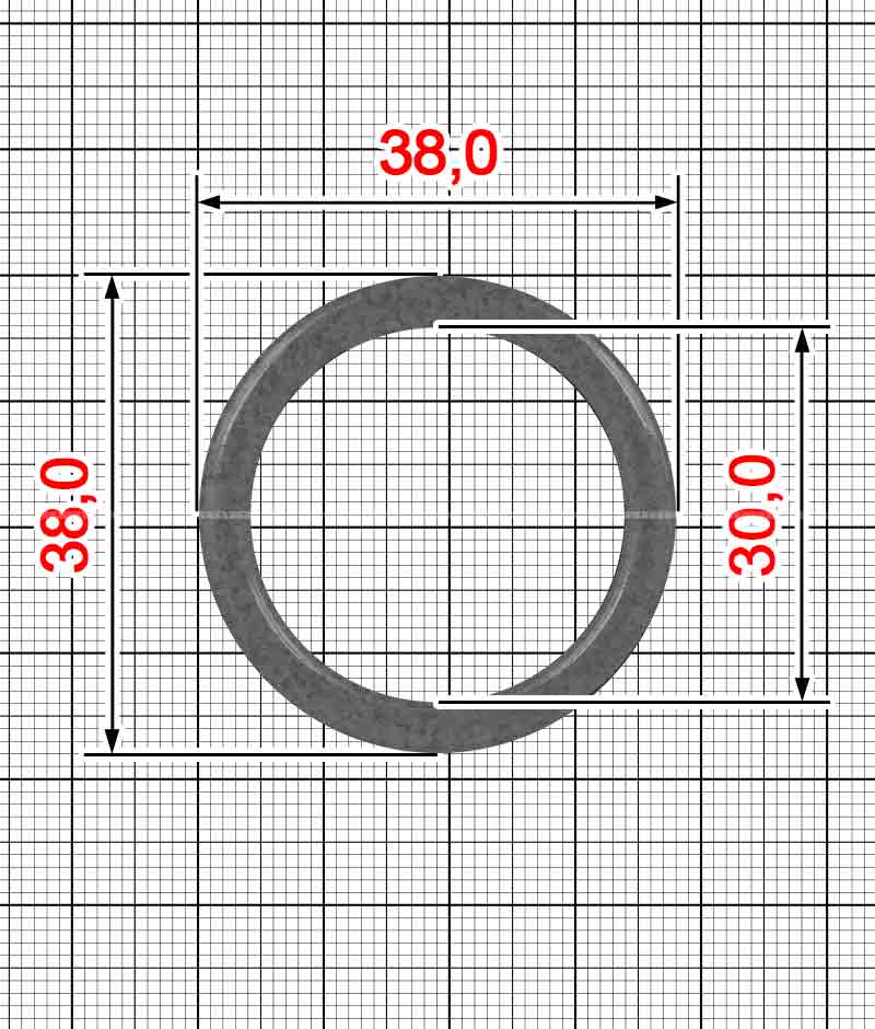 Frame buckle A.FM-2269