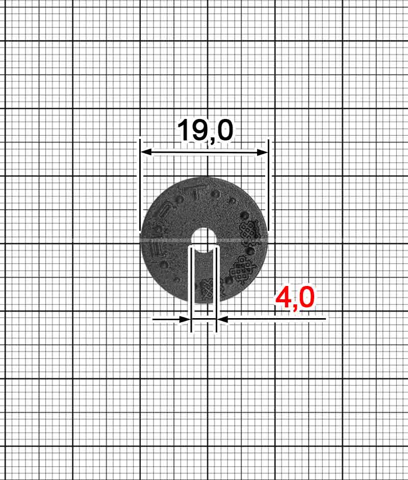 Washer ring for button A.FP-2215