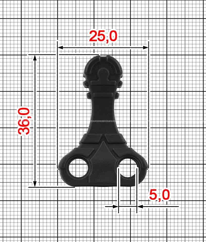 Кінцевик на шок-корд (шнур) АРТ A.FP-2254
