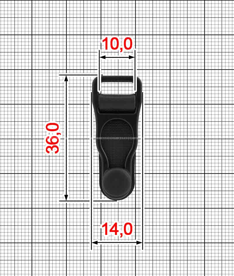 Застежка на чулки K.FM-850-10