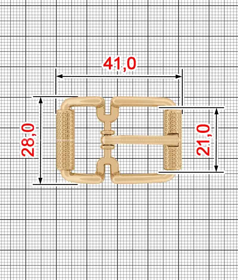 Tongue buckle K.FM-0140-20 (60022)