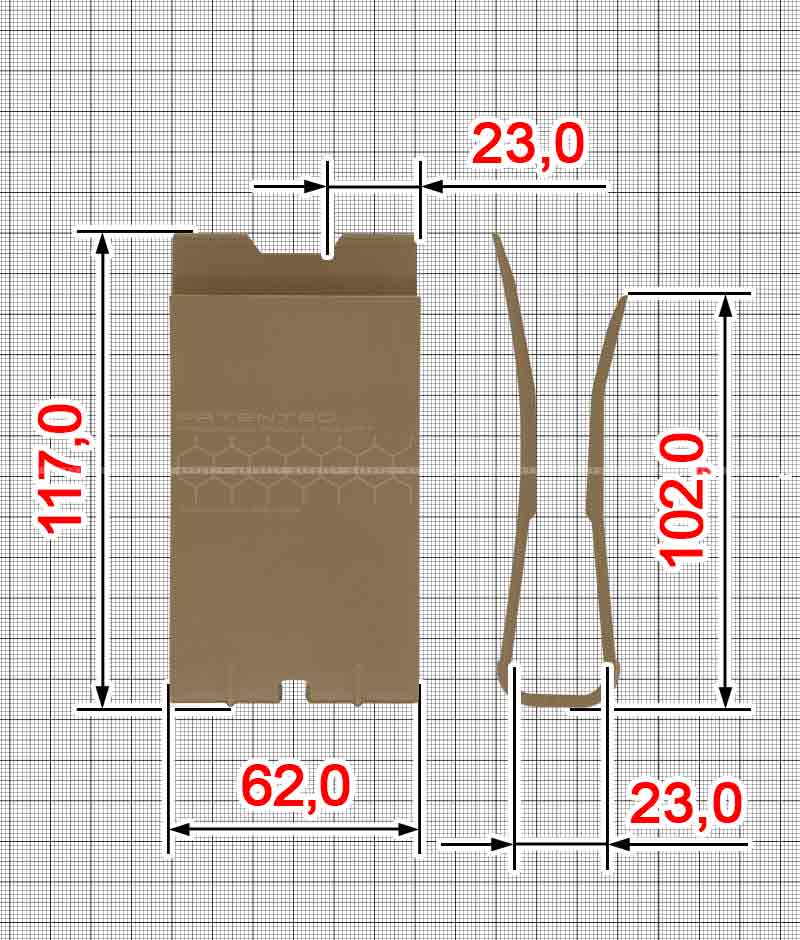 Insert retainer for magazine pouches or walkie-talkie pouches A.FP-845