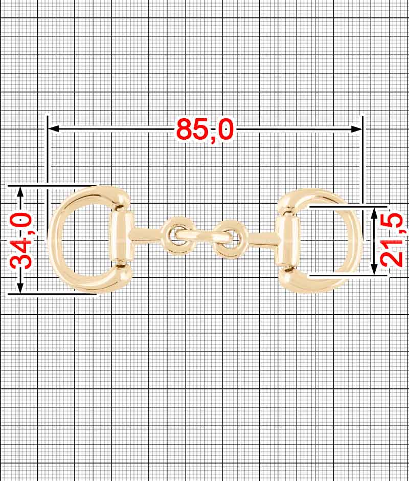 Frame buckle A.FM-2177