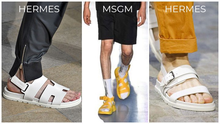Мужские сандалии — выбираем фурнитуру