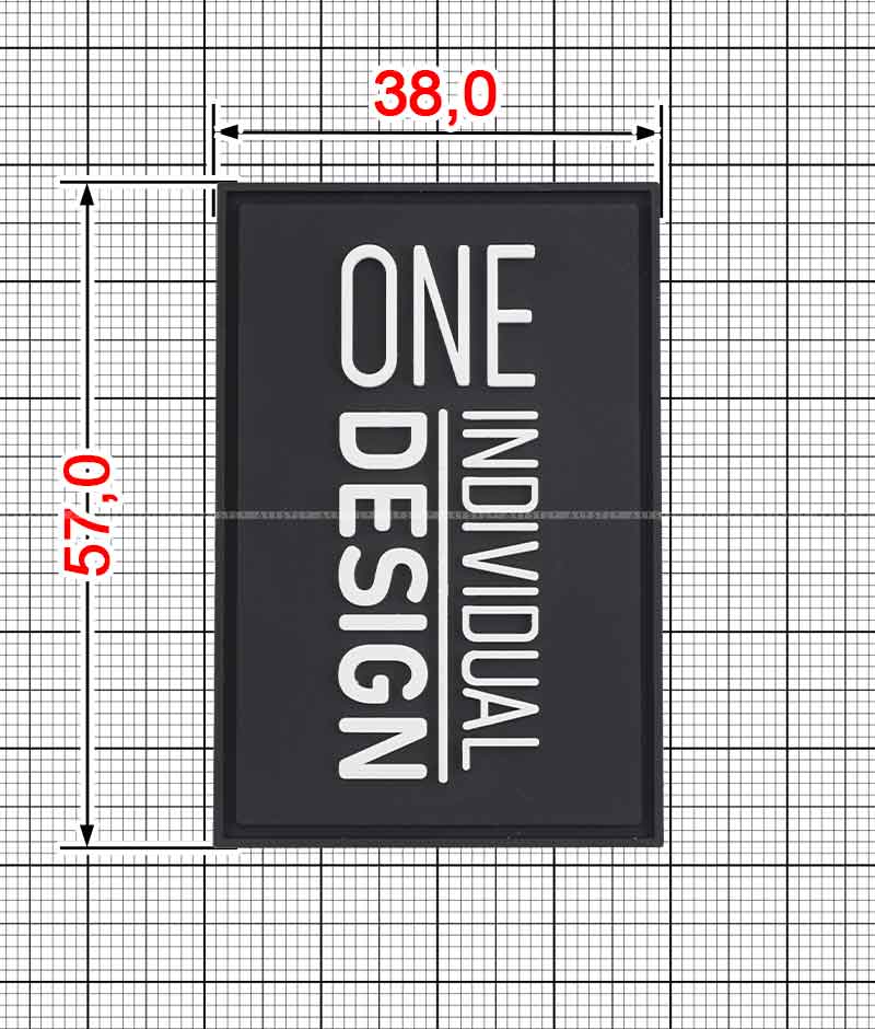 Нашивка з пластизолю A.FV-1068-One individual design