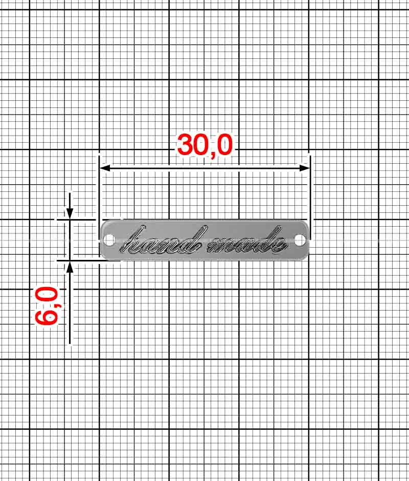 Декор пришивний K.FM-4051-30-Hand made
