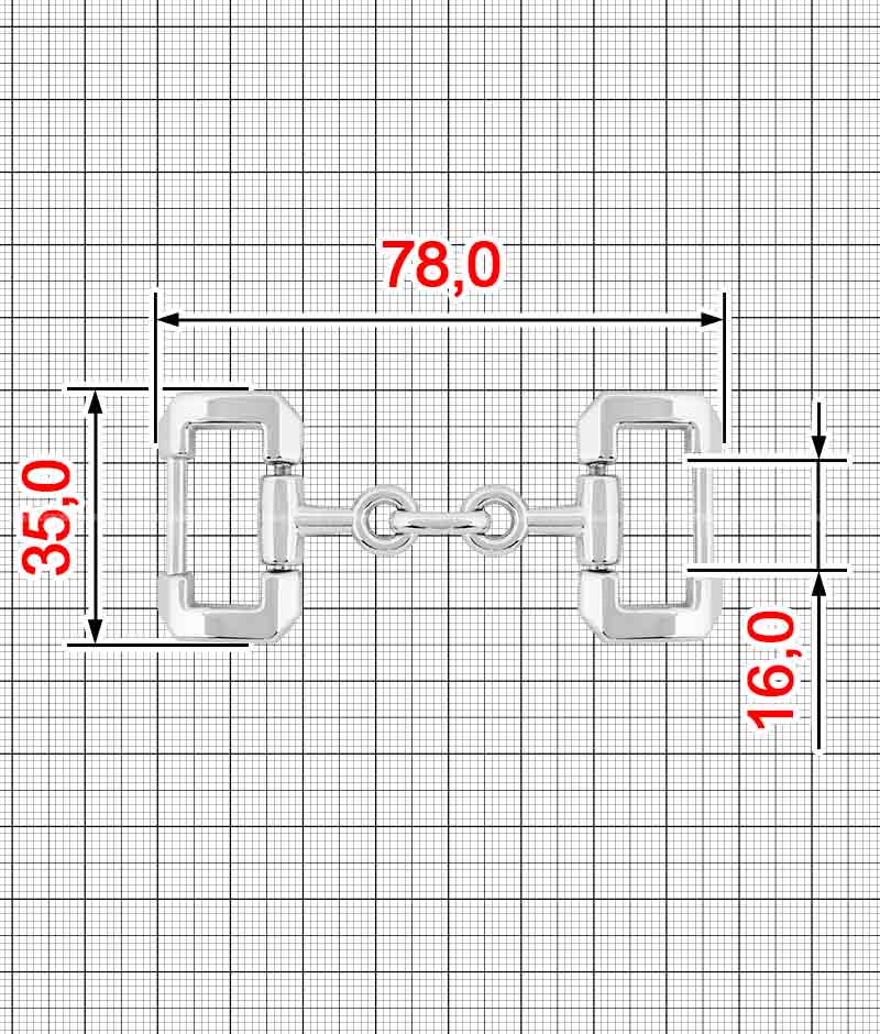 Frame buckle A.FM-2176